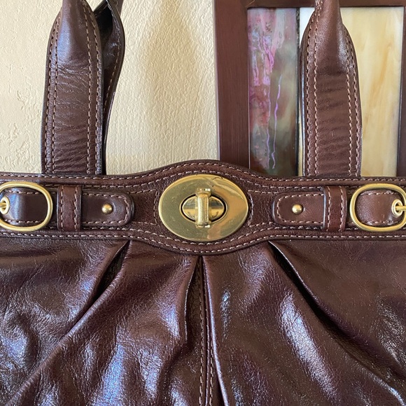 NWOT Coach Brown Leather Handbag - Picture 3 of 16